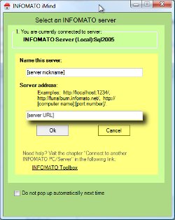 enter server url
